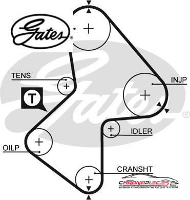 Achat de GATES K015212XS Kit de distribution pas chères