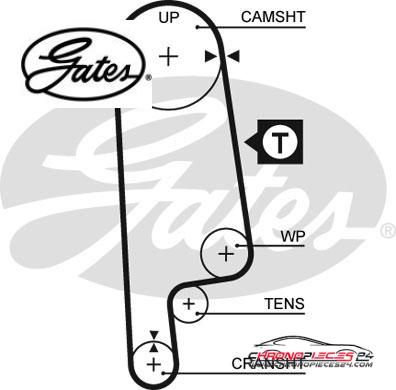 Achat de GATES K015232XS Kit de distribution pas chères