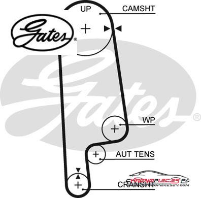 Achat de GATES K015234XS Kit de distribution pas chères