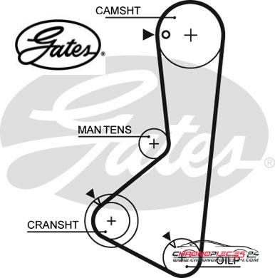 Achat de GATES K015254XS Kit de distribution pas chères