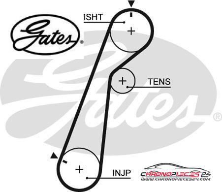 Achat de GATES K015478XS Kit de distribution pas chères