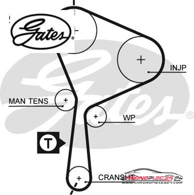 Achat de GATES K015552XS Kit de distribution pas chères