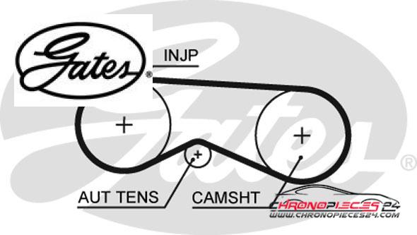 Achat de GATES K015557XS Kit de distribution pas chères