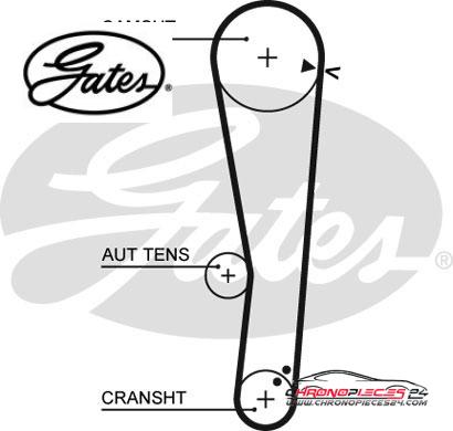 Achat de GATES K015568XS Kit de distribution pas chères