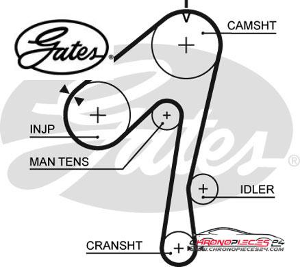 Achat de GATES K015320XS Kit de distribution pas chères