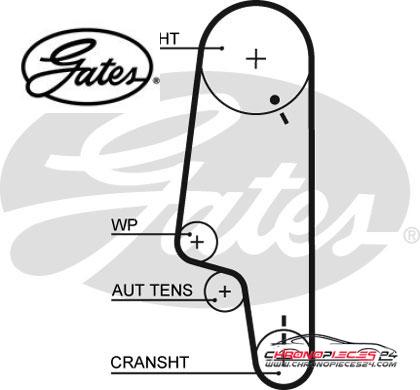 Achat de GATES K025427XS Kit de distribution pas chères