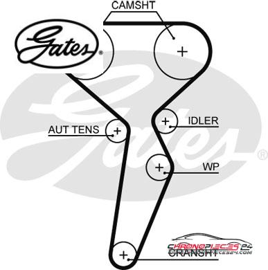 Achat de GATES K035671XS Kit de distribution pas chères