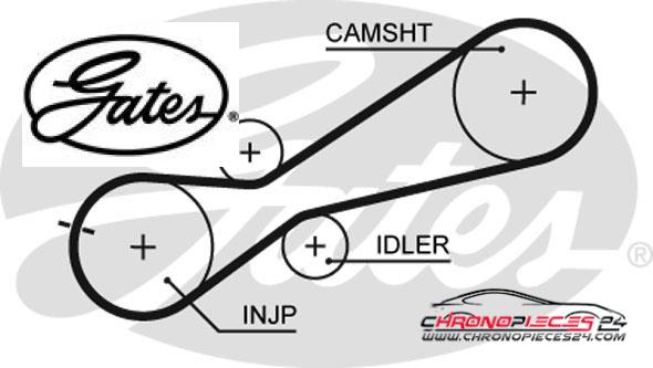 Achat de GATES K045323XS Kit de distribution pas chères