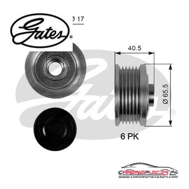 Achat de GATES OAP7032 Poulie roue libre, alternateur pas chères