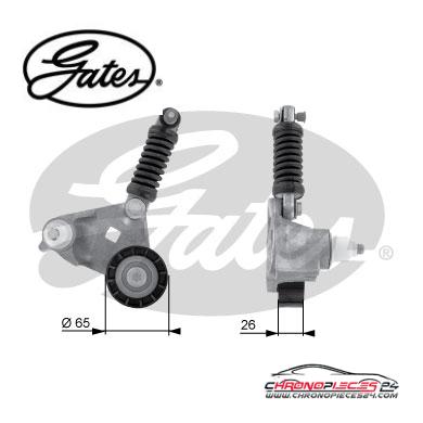 Achat de GATES T38354 Poulie-tendeur, courroie trapézoïdale à nervures pas chères