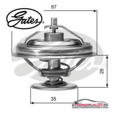 Achat de GATES TH01880G1 Thermostat d'eau pas chères