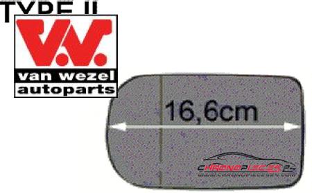 Achat de VAN WEZEL 0639830 Verre de rétroviseur, rétroviseur extérieur pas chères