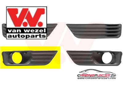 Achat de VAN WEZEL 1863594 Grille de ventilation, pare-chocs pas chères