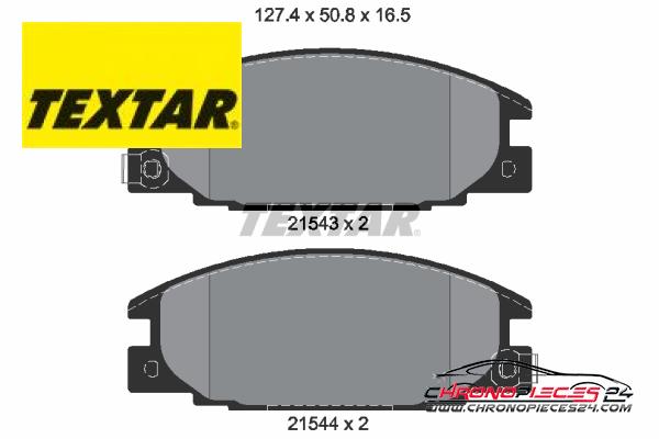 Achat de TEXTAR 2154302 Kit de plaquettes de frein, frein à disque pas chères