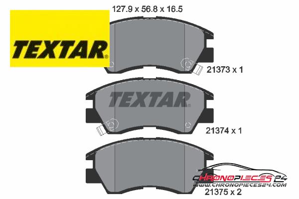 Achat de TEXTAR 2137301 Kit de plaquettes de frein, frein à disque pas chères