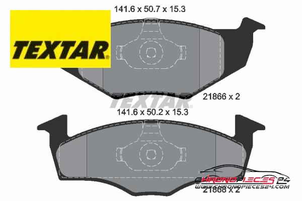 Achat de TEXTAR 2186601 Kit de plaquettes de frein, frein à disque pas chères