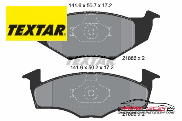 Achat de TEXTAR 2186602 Kit de plaquettes de frein, frein à disque pas chères