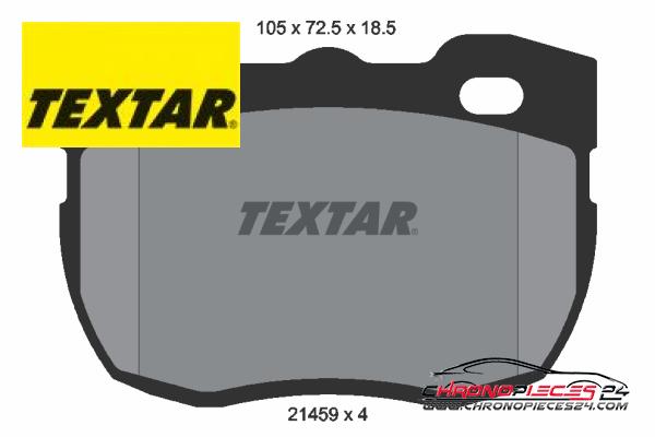 Achat de TEXTAR 2145901 Kit de plaquettes de frein, frein à disque pas chères