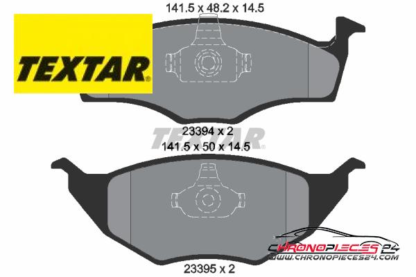 Achat de TEXTAR 2339402 Kit de plaquettes de frein, frein à disque pas chères