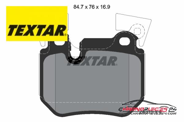 Achat de TEXTAR 2431501 Kit de plaquettes de frein, frein à disque pas chères