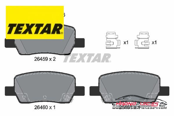 Achat de TEXTAR 2645901 Kit de plaquettes de frein, frein à disque Q+ pas chères