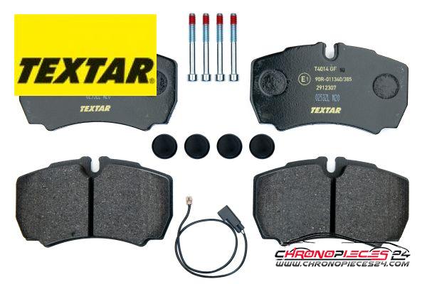 Achat de TEXTAR 2912307 Kit de plaquettes de frein, frein à disque pas chères