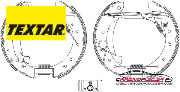 Achat de TEXTAR 84049601 Jeu de mâchoires de frein pas chères