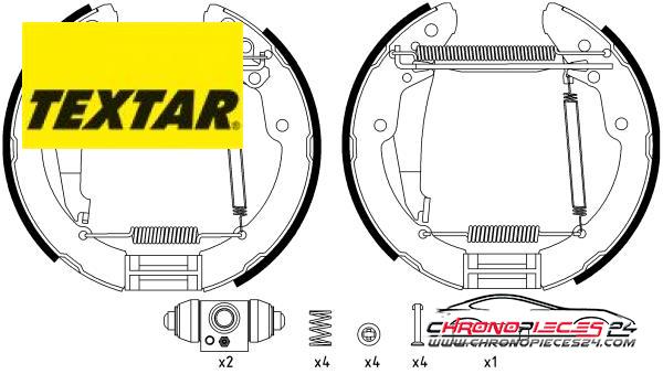 Achat de TEXTAR 84052402 Jeu de mâchoires de frein pas chères