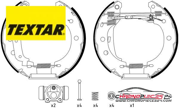 Achat de TEXTAR 84052800 Jeu de mâchoires de frein pas chères