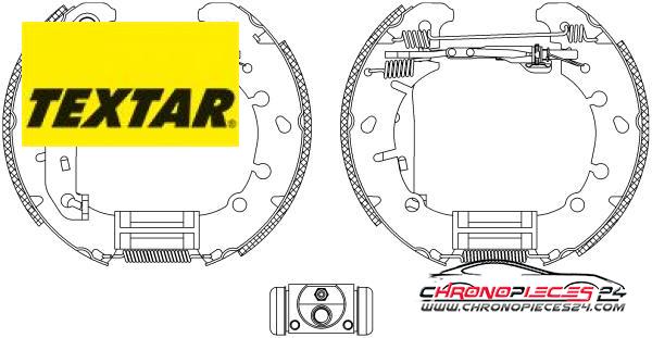 Achat de TEXTAR 84057300 Jeu de mâchoires de frein pas chères