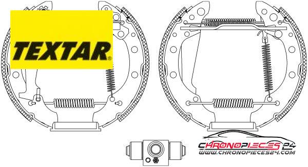 Achat de TEXTAR 84044708 Jeu de mâchoires de frein pas chères