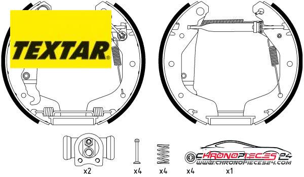 Achat de TEXTAR 84044801 Jeu de mâchoires de frein pas chères