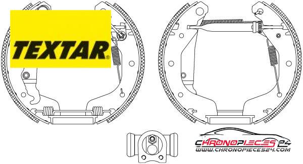 Achat de TEXTAR 84044900 Jeu de mâchoires de frein pas chères
