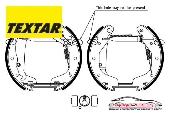 Achat de TEXTAR 84058100 Jeu de mâchoires de frein pas chères