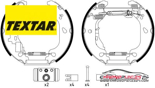 Achat de TEXTAR 84054400 Jeu de mâchoires de frein pas chères