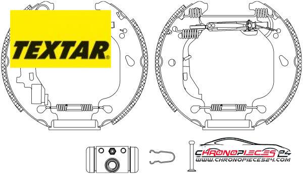 Achat de TEXTAR 84054401 Jeu de mâchoires de frein pas chères