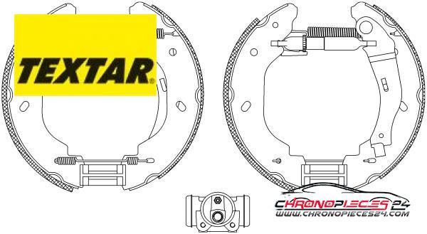 Achat de TEXTAR 84059100 Jeu de mâchoires de frein pas chères