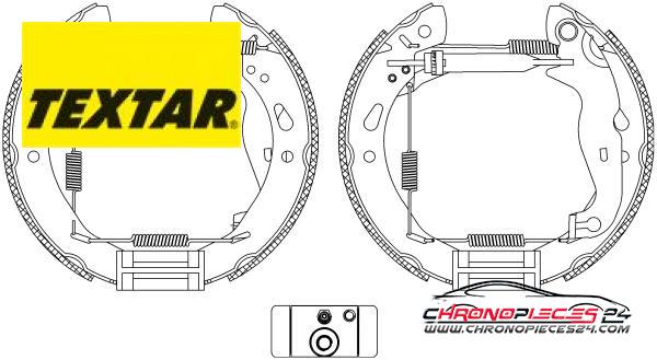 Achat de TEXTAR 84069200 Jeu de mâchoires de frein pas chères