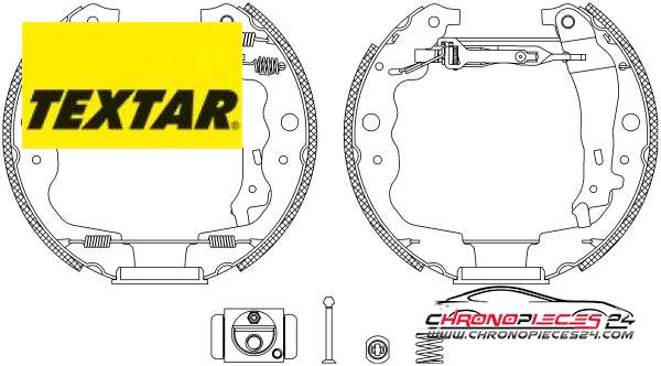 Achat de TEXTAR 84069300 Jeu de mâchoires de frein pas chères