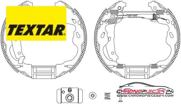 Achat de TEXTAR 84064501 Jeu de mâchoires de frein pas chères