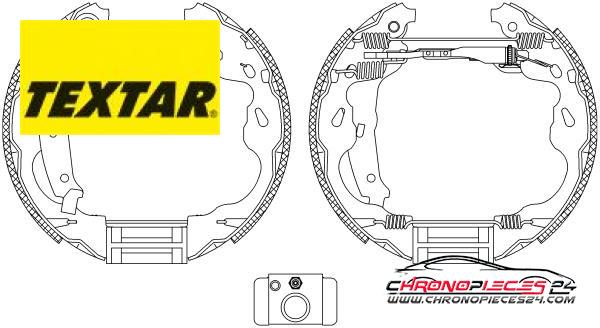 Achat de TEXTAR 84064502 Jeu de mâchoires de frein pas chères