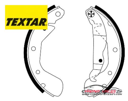 Achat de TEXTAR 91044900 Jeu de mâchoires de frein pas chères