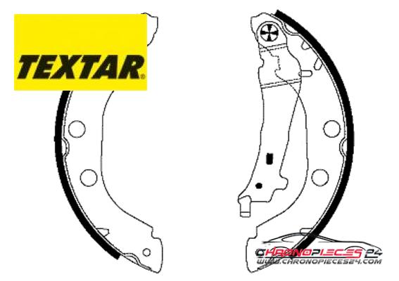 Achat de TEXTAR 91052700 Jeu de mâchoires de frein pas chères