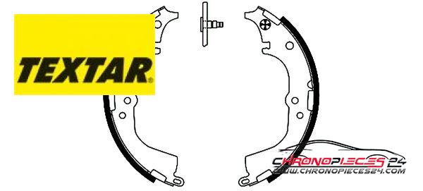 Achat de TEXTAR 91050900 Jeu de mâchoires de frein pas chères