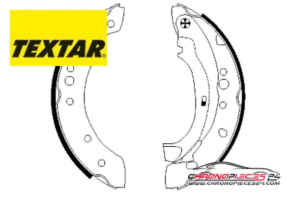 Achat de TEXTAR 91059800 Jeu de mâchoires de frein pas chères