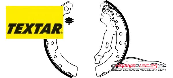 Achat de TEXTAR 91056700 Jeu de mâchoires de frein pas chères