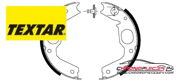 Achat de TEXTAR 91056900 Jeu de mâchoires de frein, frein de stationnement pas chères