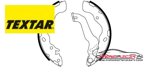 Achat de TEXTAR 91061700 Jeu de mâchoires de frein pas chères