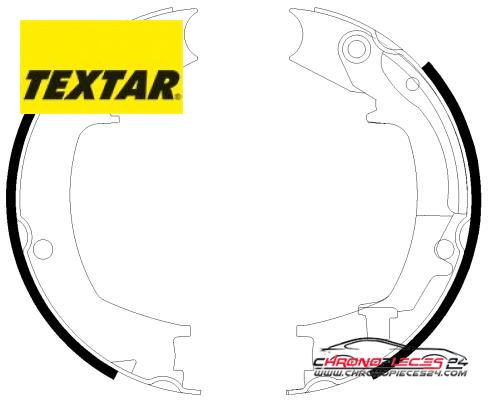 Achat de TEXTAR 91066400 Jeu de mâchoires de frein, frein de stationnement pas chères
