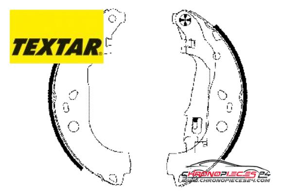 Achat de TEXTAR 91062000 Jeu de mâchoires de frein pas chères